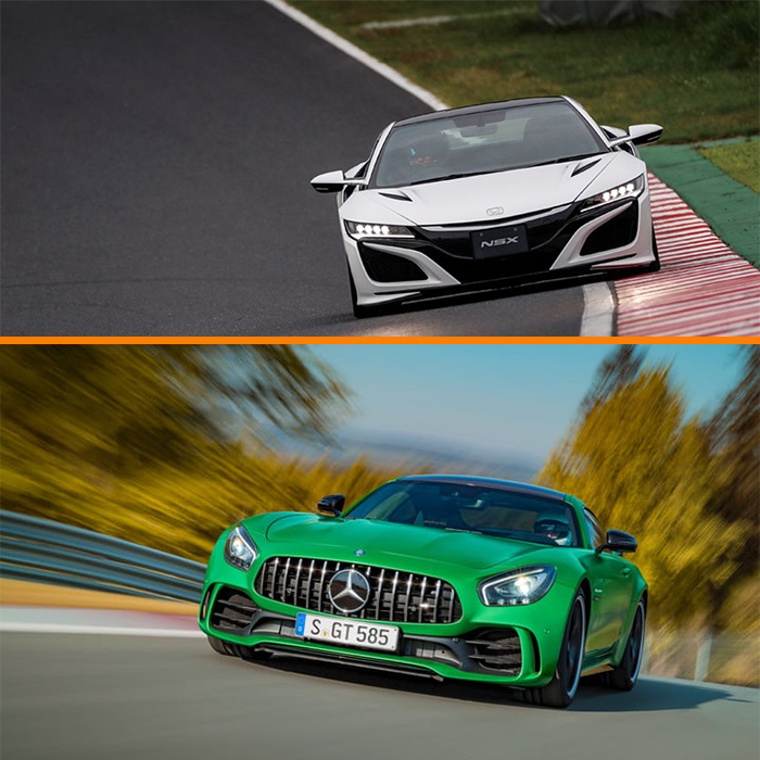 Watch Honda Acura Nsx Vs Mercedes Amg Gt R Q Motor